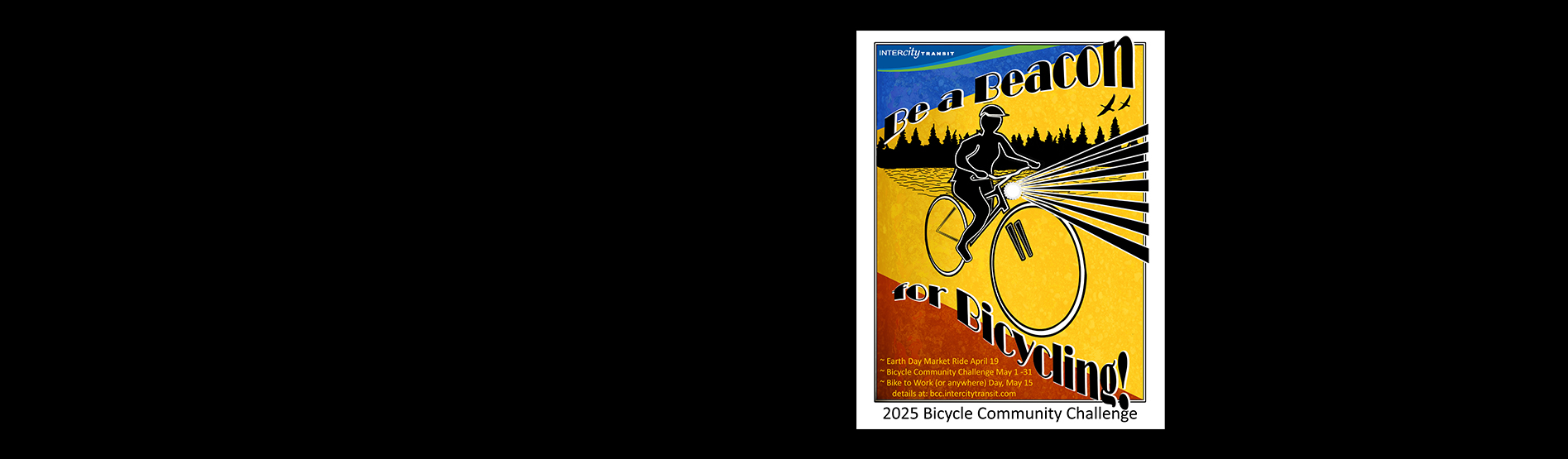 two cyclers looking out