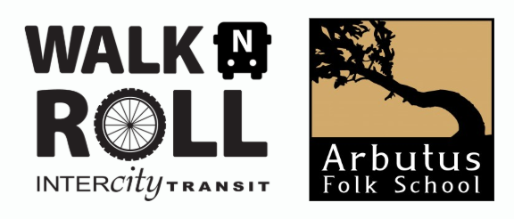Walk N Roll and Arbutus Logo